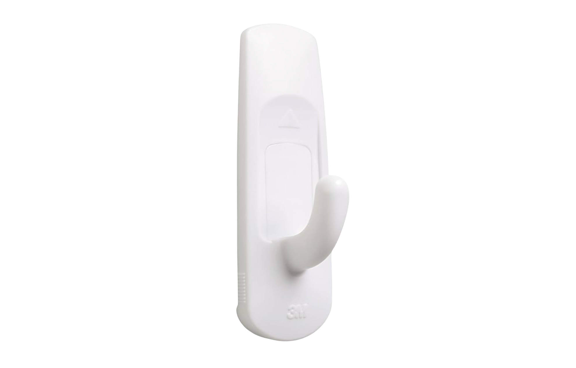White wall hook on a white background